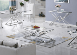 Connor Stainless Steel dining Table