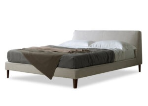fabric platform bed