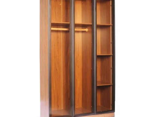 Bedroom set Glass door wardrobe JHW-8006-3